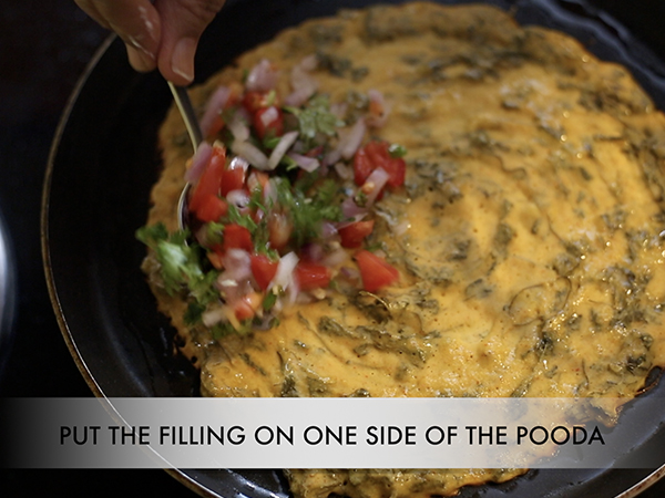 Kasoori Besan Pooda Recipe