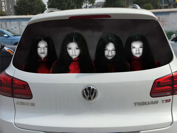 The Stickers Are Not Visible With Dim Lights On