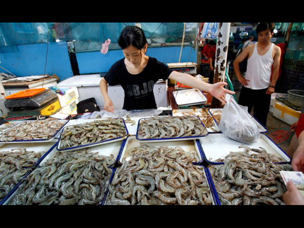 Gelatin-Injected Shrimps Are Being Sold In China Gelatin-Injected Shrimps Are Being Sold In China