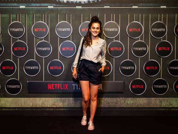 Taapsee Pannu Netflix Typewriter Screening