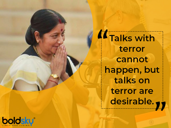 sushma swaraj remarkable speeches