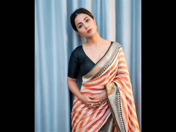 Hina Khan Stuns In An Elegant Sari