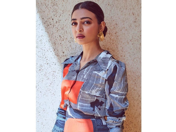 radhika aptes two buns hairstyle