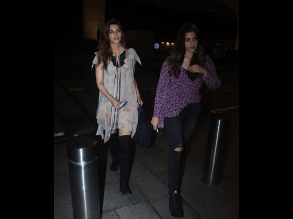 Kriti Sanon And Nupur Sanon