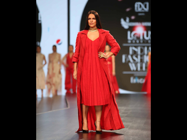 Neha Dhupia India Fashion Week