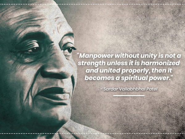 Sardar Patels Quote