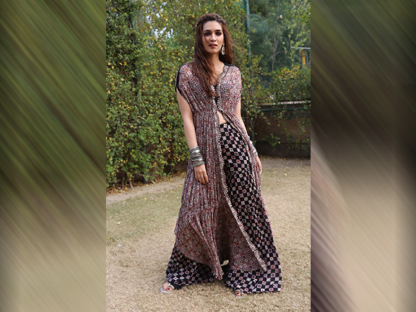 Kriti Sanon In A Printed Jacket Over A Coordinated Set