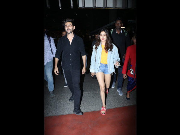 Kartik Aaryan And Janhvi Kapoor Kartik Aaryan And Janhvi Kapoor