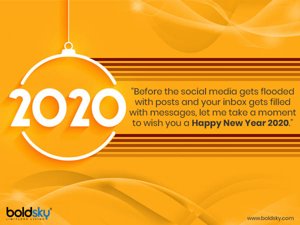 Heartfelt Messages For New Year 2020