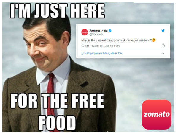 zomato free food zomato free food