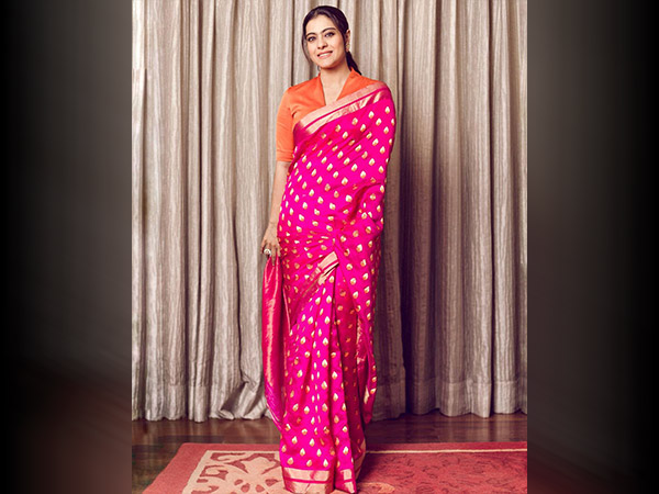 Kajol's Bright Traditional Sari