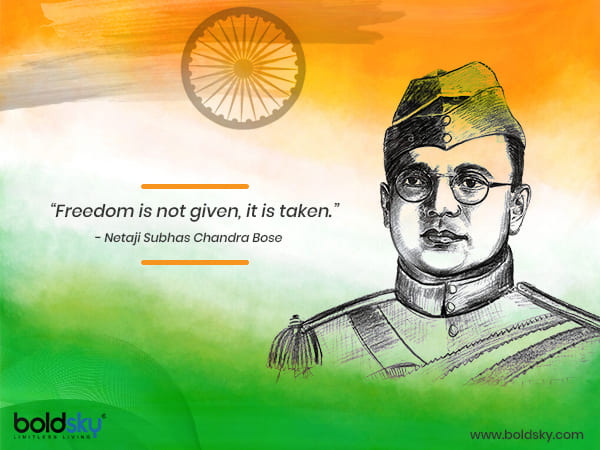 Quotes By Netaji Subhas Chandra Bose