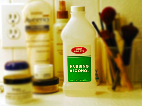 3. Rubbing alcohol