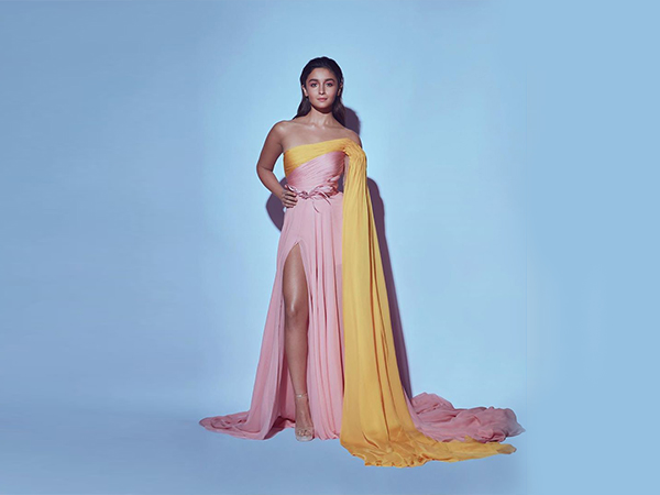 Alia Bhatt In A Dual-Toned Gown