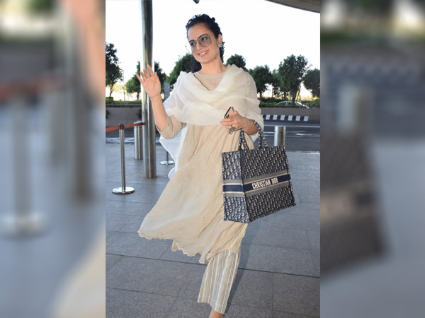 Kangana Ranaut at airport
