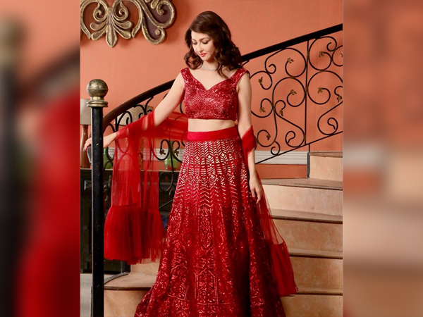Saumya Tandon In A Red Lehenga
