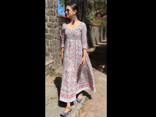 Rashami Desai in a floral outft Rashami Desai in a floral outft