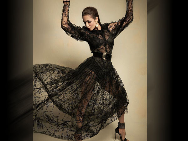 Malaika Aroras black dress price