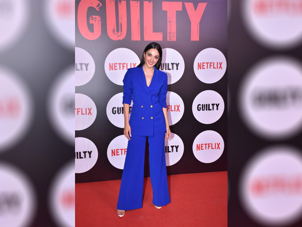 Kiara Advani In A Blue Pantsuit