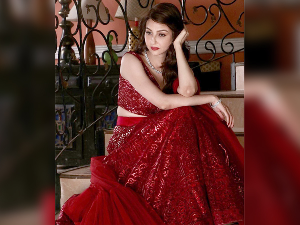 Saumya Tandon In A Red Lehenga