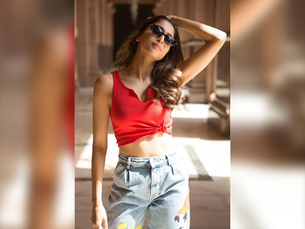 Sharvari Wagh In Red Top And Denims