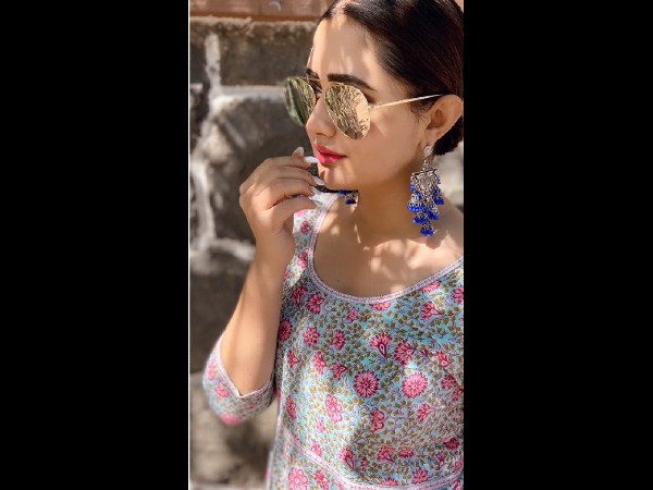 Rashami Desai in a floral outft Rashami Desai in a floral outft