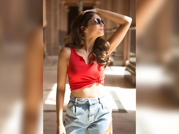 Sharvari Wagh In Red Top And Denims