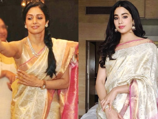  Janhvi Kapoor And Sridevis National Film Award Saree