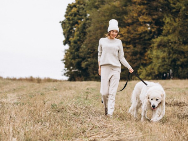 walking helps with stress