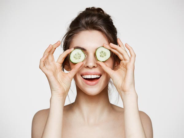 1. Cucumber Eye Mask