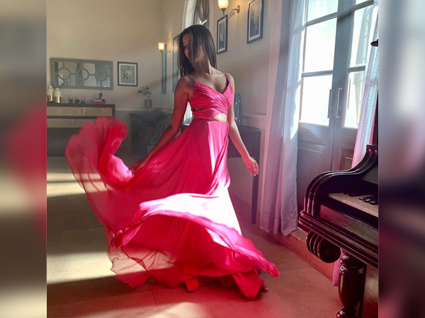 Tara Sutaria In A Pink Gown For Ad Shoot Tara Sutaria In A Pink Gown For Ad Shoot