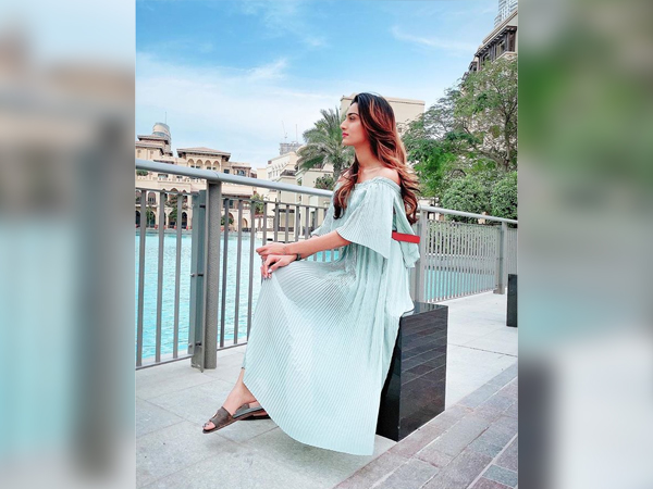 Erica Fernandes In A Flared Dress