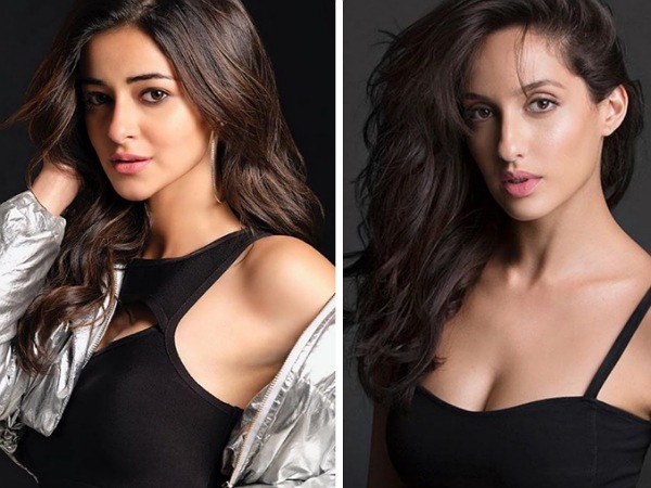 Ananya Panday & Nora Fatehi In Black Ananya Panday & Nora Fatehi In Black