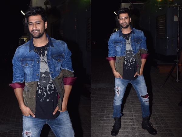 Vicky Kaushal In A Dual-Fabric Made Jacket