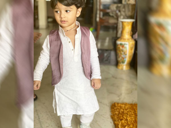 Sania Mirza & Son Izhaan In White On Eid