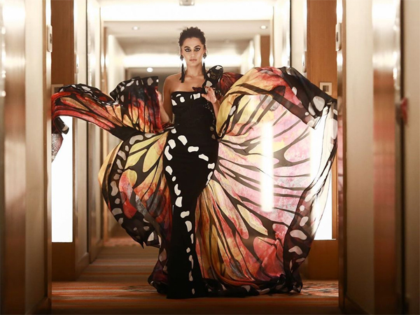 Taapsee Pannu In A Butterfly Gown