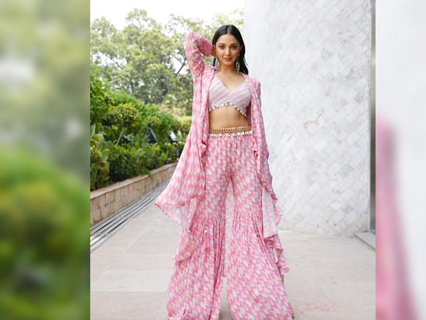 Kiara Advani In A Pink Sharara Set