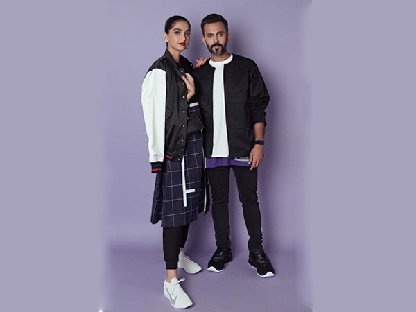 Sonam Kapoor And Anand Ahuja In A Black Attire