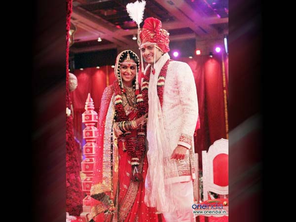 Genelia D’ Souza wedding attire
