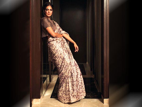 Malavika Mohanan in Padmaja Saree