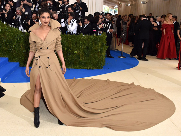 Priyanka Chopra Met Gala Ralph Lauren Trench Coat