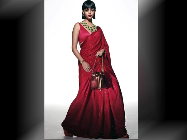 Scorpio Sarees according to zodiac sign