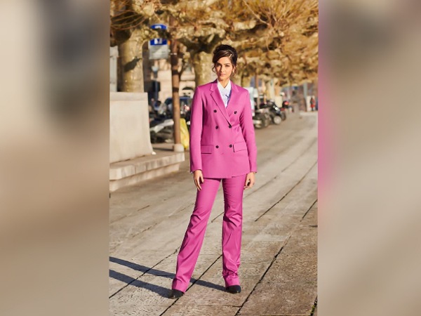Sonam Kapoor In A Pink Pantsuit