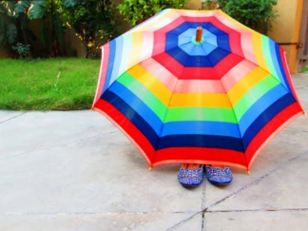 Multi-Coloured Umbrellas for Monsoon