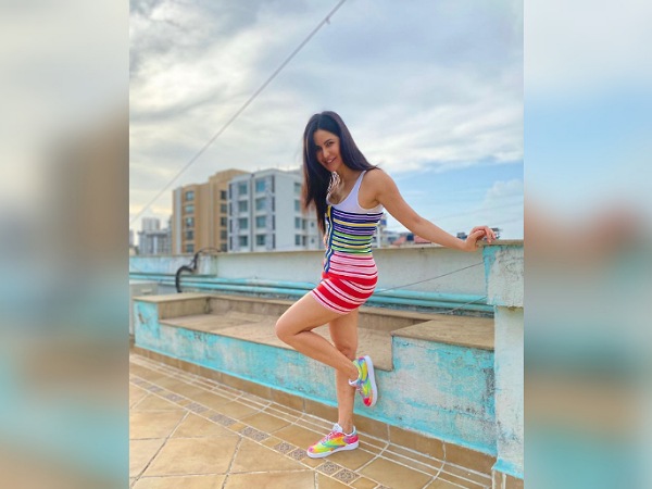 Katrina Kaif In A Colourful Dress