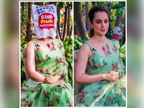 Kangana Ranauts Floral Saree
