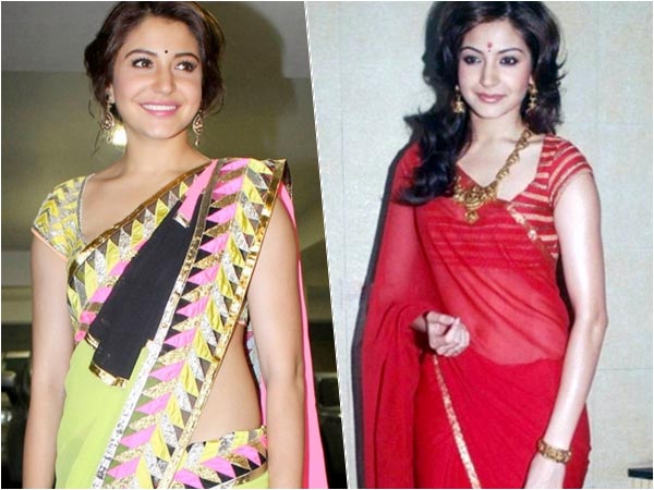 Anushka Sharma Saree Evolution Anushka Sharma Saree Evolution