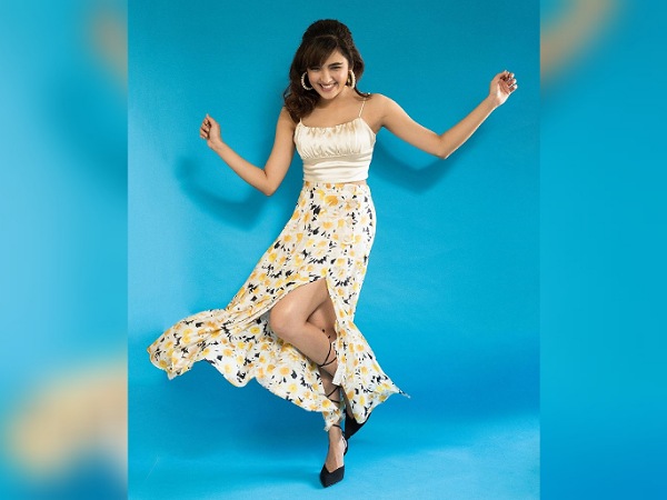 Shirley Setia In A Crop Top And Floral Skirt