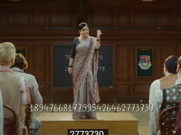 Vidya Balan Sarees In Shakuntala Devi