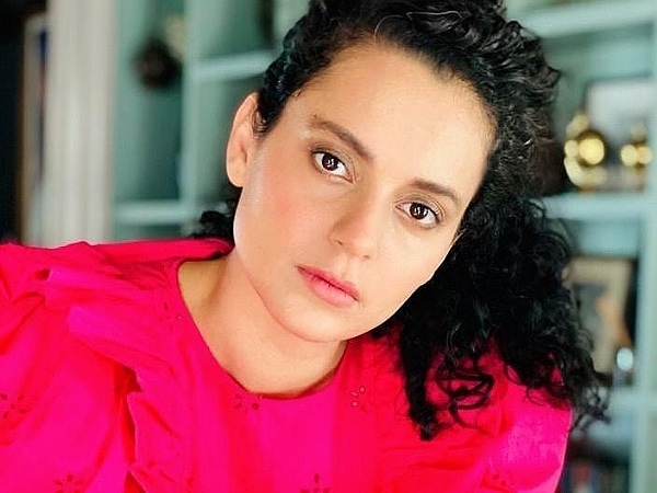 Kangana Ranaut In A Pink Dress